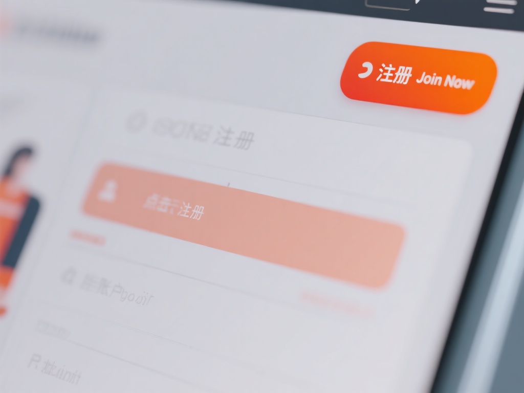 点击注册按钮：在首页右上角，您会看到一个醒目的“注